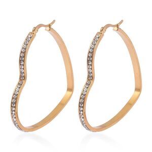 Earrings Simulated Diamond YG